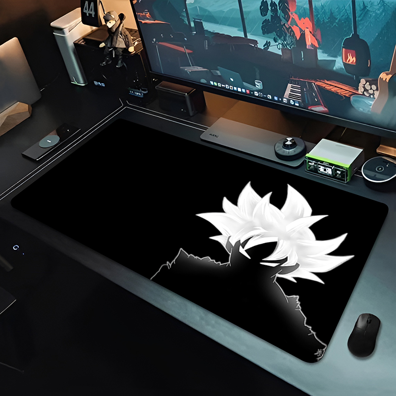Gaming Keyboard Nearby - DBZ Black Anime Muismat Dragon Ball